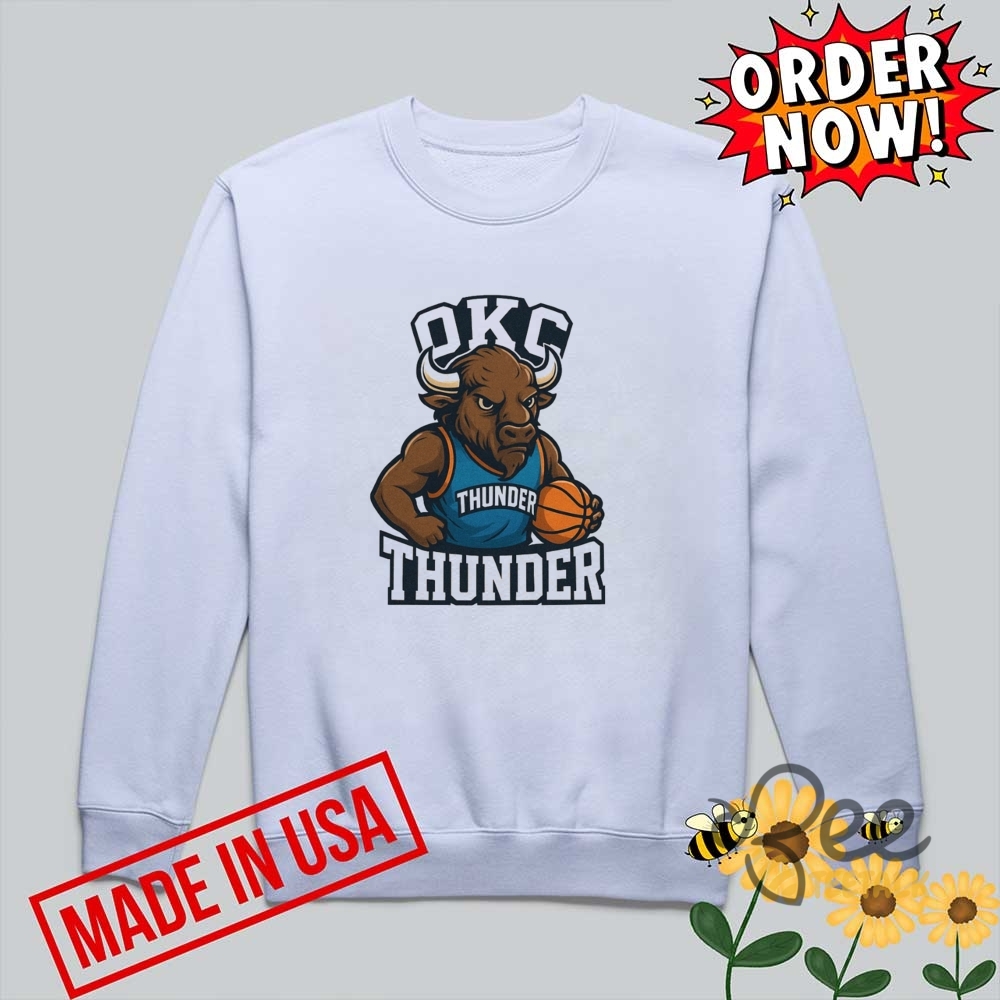 Oklahoma City Okc Thunder Up Okc Rumble Tee Shirt 4 Oklahoma City OKC Thunder Up OKC Rumble Tee Shirt