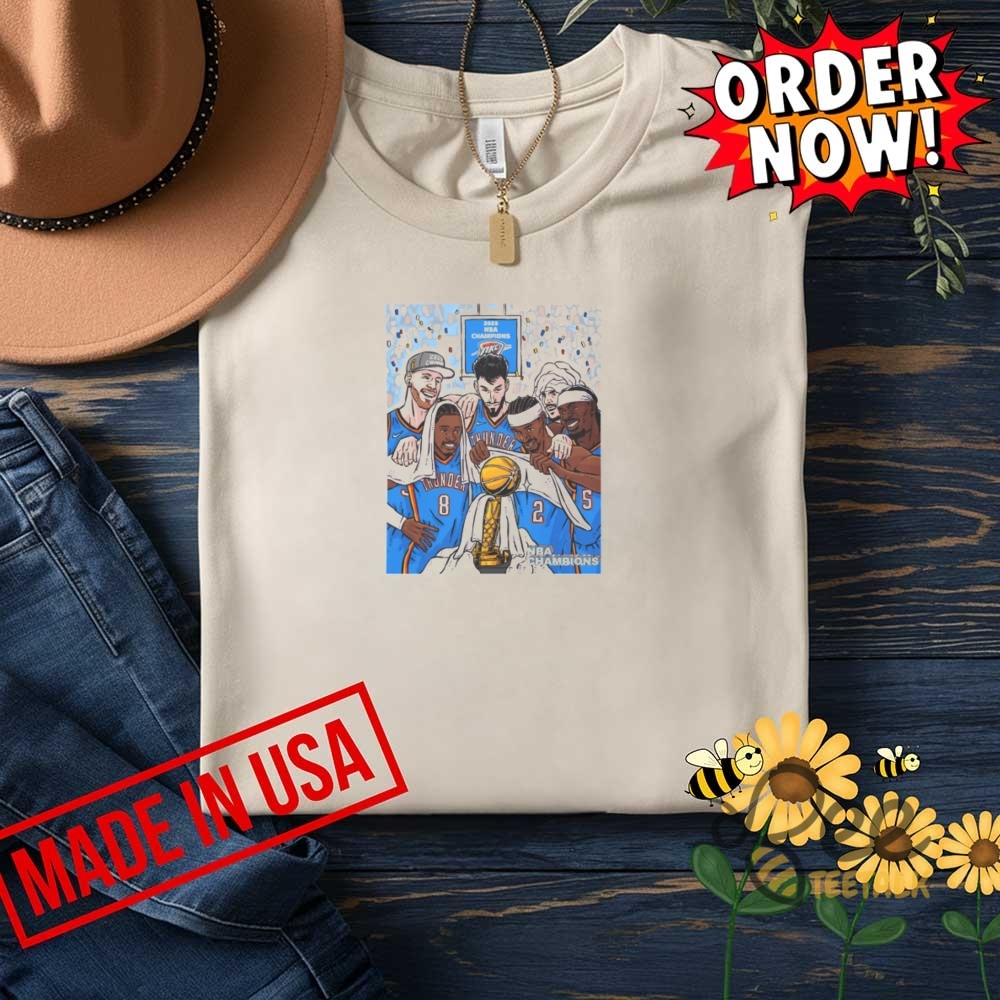 Okc Thunder 2025 Nba Champions Shirt Finals Victory Graphic Tee Oklahoma City Basketball Gift 6 OKC