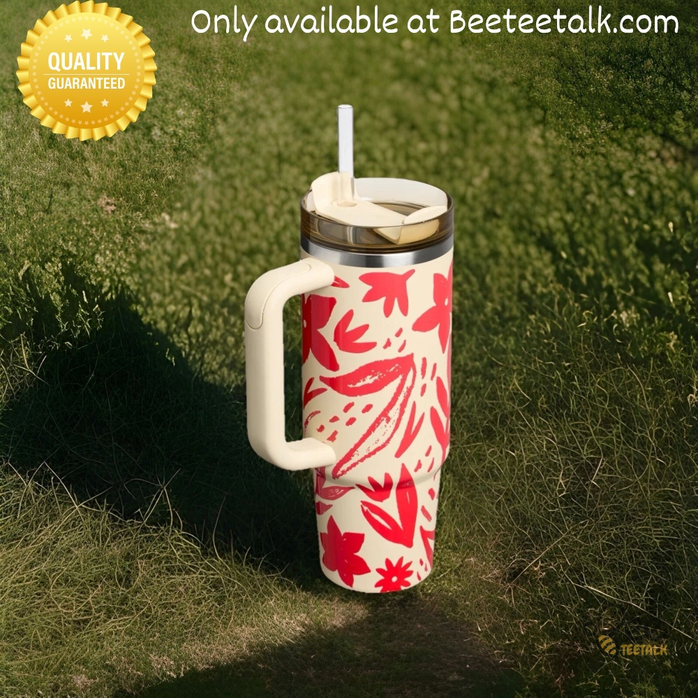 Red Floral In Hand Mothers Day 2025 Limited Edition 40Oz Stanley Tumbler Dupe 3 Red Floral IN HAND Mother’s Day 2025 Limited Edition 40oz Stanley Tumbler Dupe