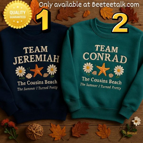 The summer i turned pretty bachelorette embroidered shirt team conrad or jeremiah beeteetalk 1