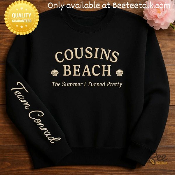 Cousins beach the summer i turned pretty team conrad embroidered sweatshirt t shirt hoodie beeteetalk 1