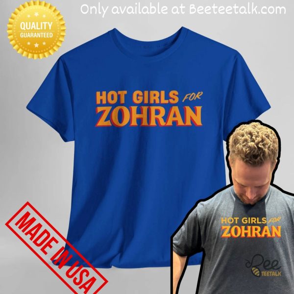 Hot girls for zohran shirt vote zohran for nyc 2025 tee