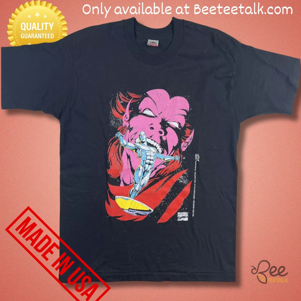 New Printed 1995 Marvel Comics Silver Surfer Mephisto T Shirt Sweatshirt Hoodie 13 New Printed 1995 Marvel Comics Silver Surfer Mephisto T Shirt Sweatshirt Hoodie
