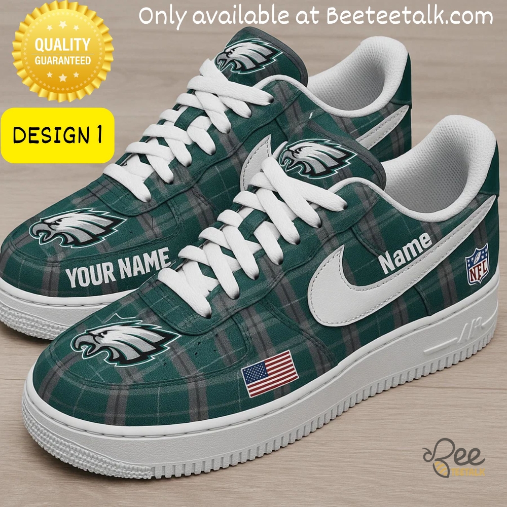 Philadelphia Eagles Super Bowl Lix Christmas 2025 Air Force 1 Custom Shoes (input your custom text in customer note box) 14 Philadelphia Eagles Super Bowl LIX Christmas 2025 Air Force 1 Custom Shoes