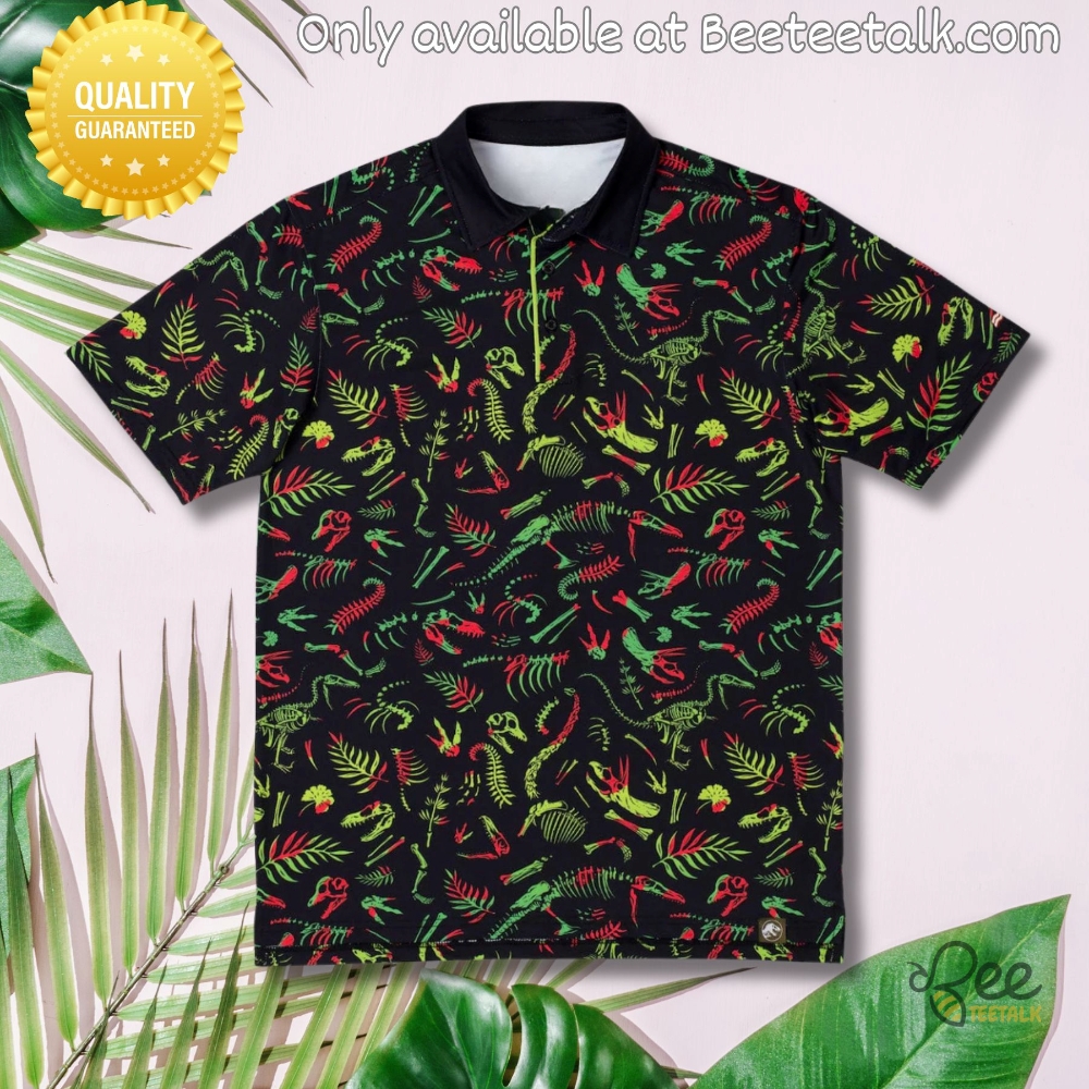 Rsvlts Jurassic Park Fossil Records Kunuflex Polo Shirt Replica 13 RSVLTS Jurassic Park Fossil Records Kunuflex Polo Shirt Replica