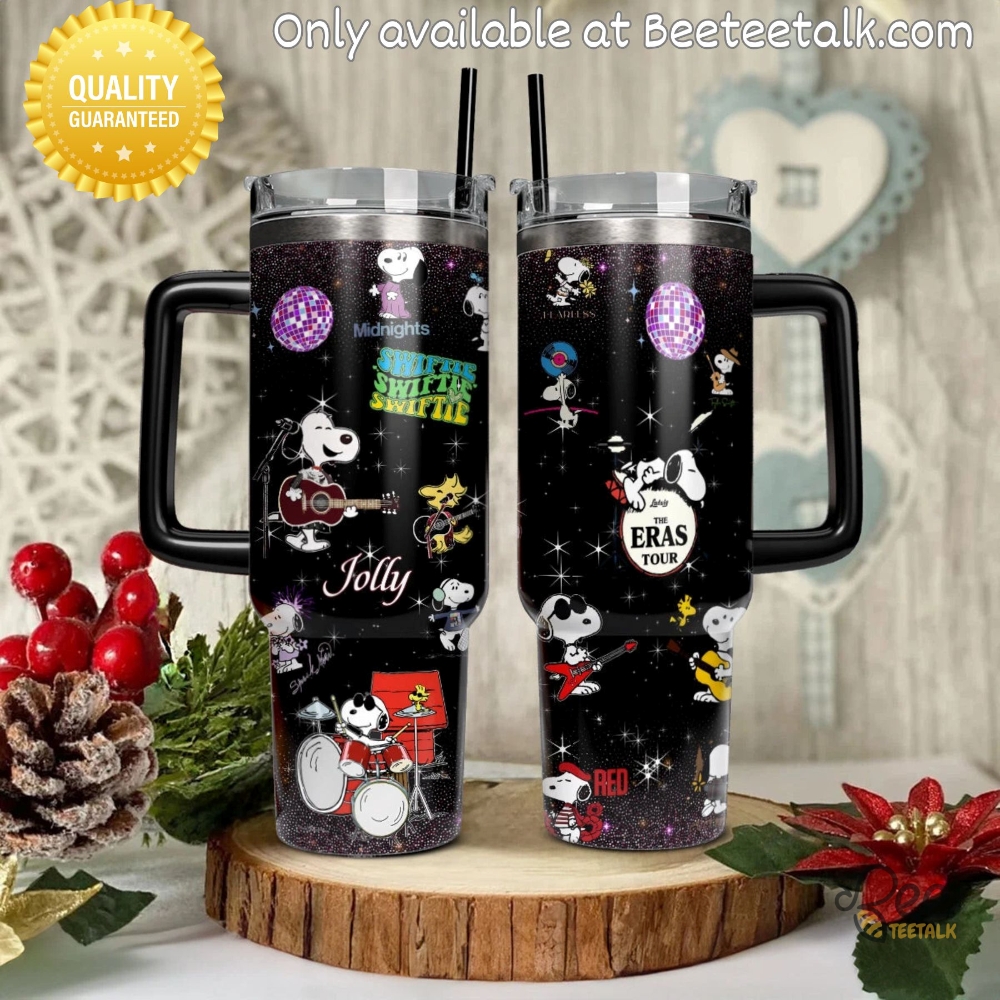 Snoopy 40 Oz Tumbler Cup With Handle 15 Snoopy 40 oz Tumbler Cup With Handle