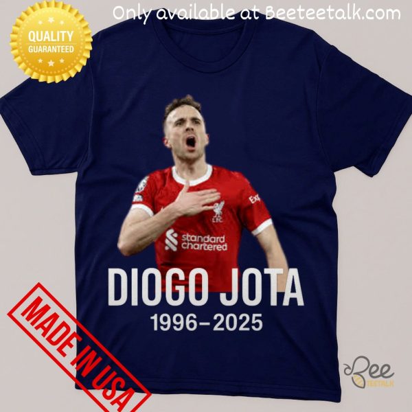 1996 2025 diogo jota liverpool fanmade tshirt sweatshirt hoodie tribute