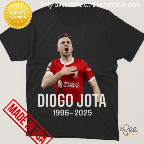 1996 2025 diogo jota liverpool fanmade tshirt sweatshirt hoodie tribute