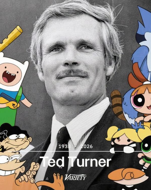 Ted Turner Cartoon Network Tribute Canvas Wall Art Collage Poster