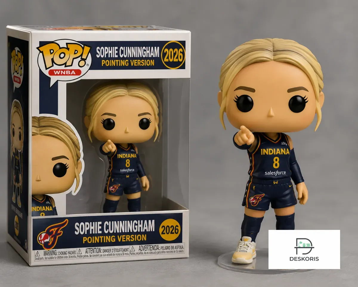 Sophie Cunningham Pointing Version 2026 Indiana Fever Funko Pop Styled 3D Resin Figure 7 Sophie Cunningham Pointing Version 2026 Indiana Fever Funko Pop Styled 3D Resin Figure