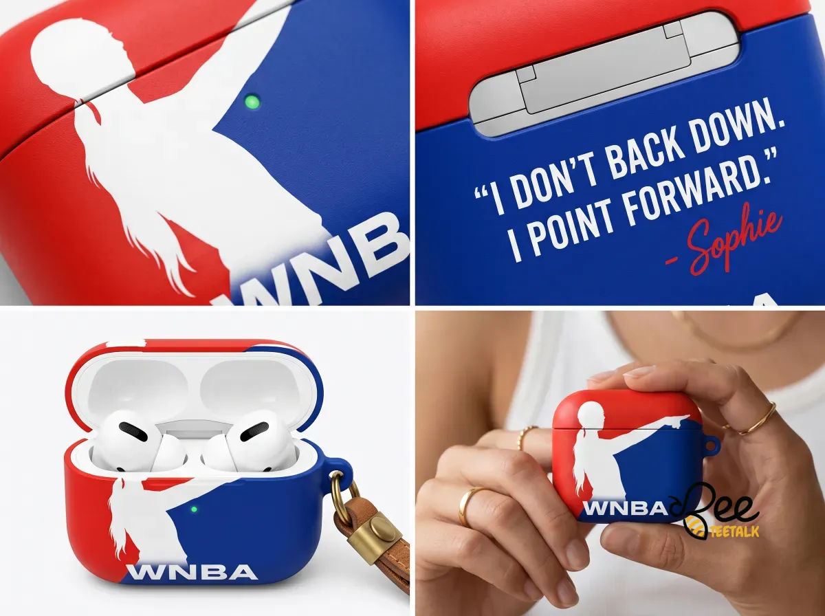 WNBA Sophie Cunningham Pointing Meme I Dont Back Down I Point Forward Personalized AirPods Case for All models 6 WNBA Sophie Cunningham Pointing Meme I Dont Back Down I Point Forward Personalized AirPods Case for All models