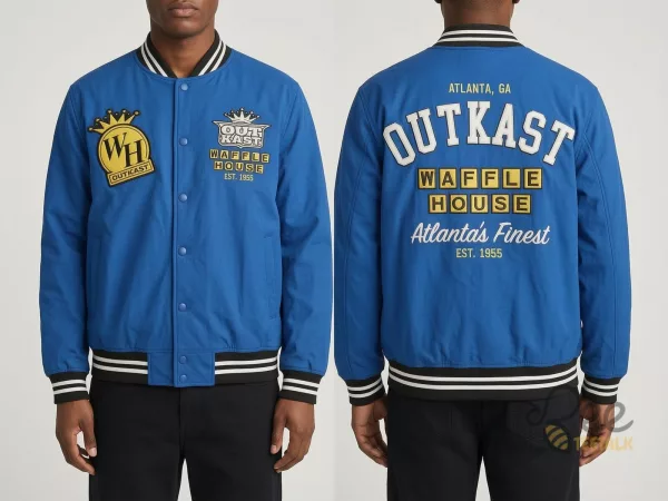 ATL Icons Outkast x Waffle House Merch October 2, 2026 Baseball Varsity Jacket
