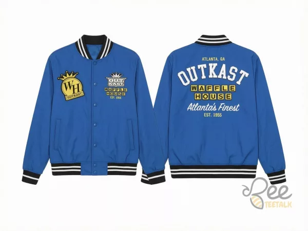 ATL Icons Outkast x Waffle House Merch October 2, 2026 Baseball Varsity Jacket