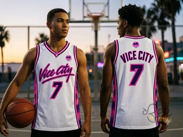 2026 Heat Vice City Merch GTA 6 Basketball Jersey Shirt and Shorts Set