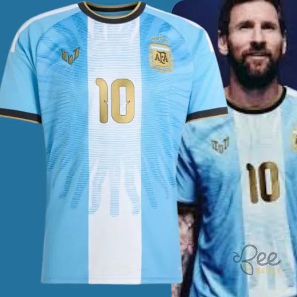 Golden Sun of May special-edition adidas Argentina Messi 10 2026 Last Dance farewell soccer jersey