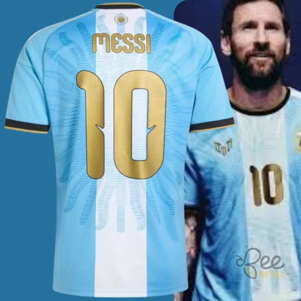 Golden Sun of May special-edition adidas Argentina Messi 10 2026 Last Dance farewell soccer jersey