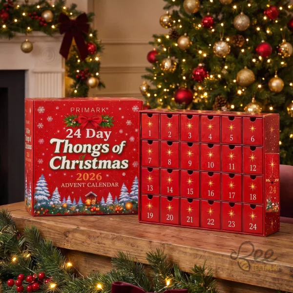24 Day Thongs Of Christmas Advent Calendar Holiday Gift Set