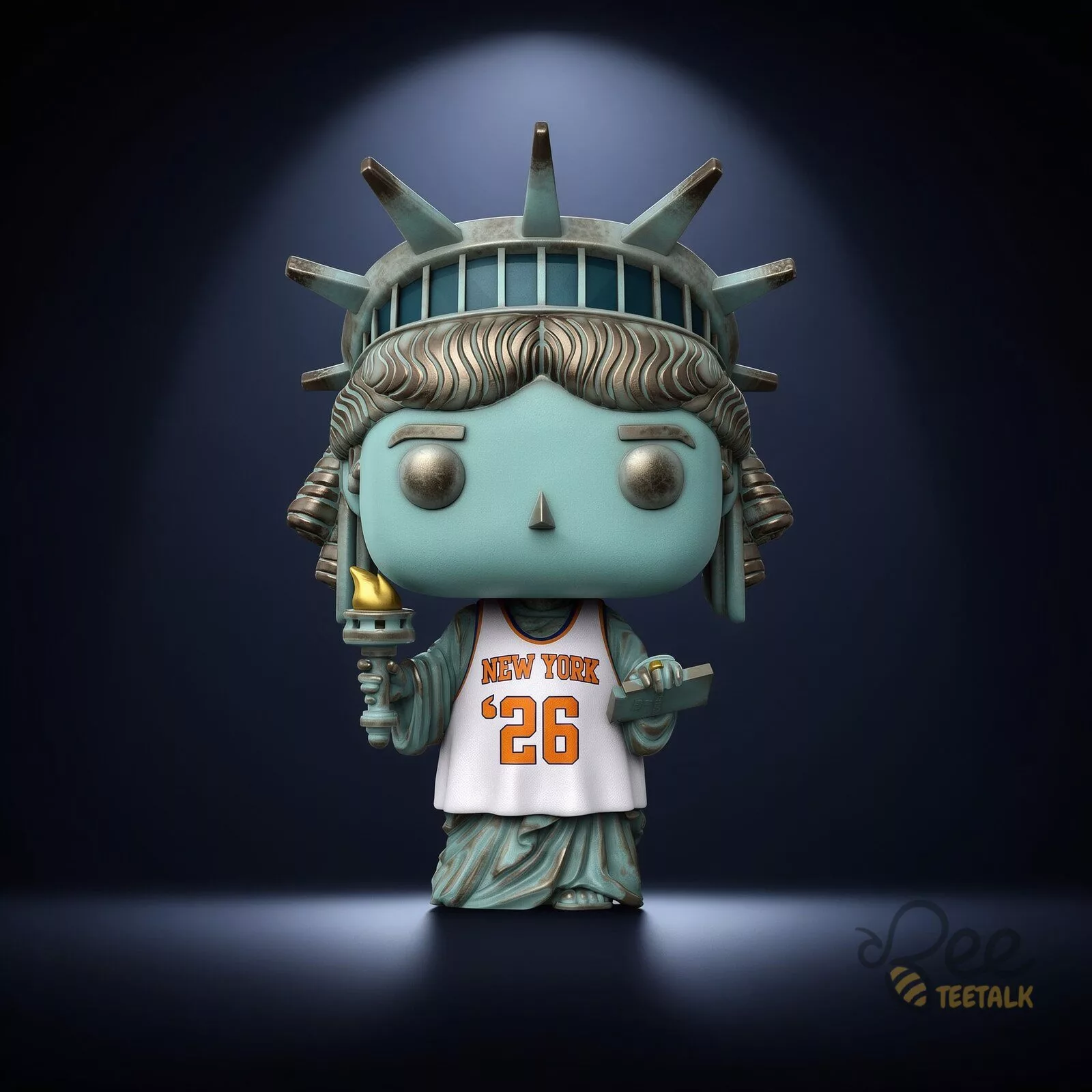 Statue Of Liberty New York Knicks Vinyl Figure 5 Statue Of Liberty New York Knicks Vinyl Figure