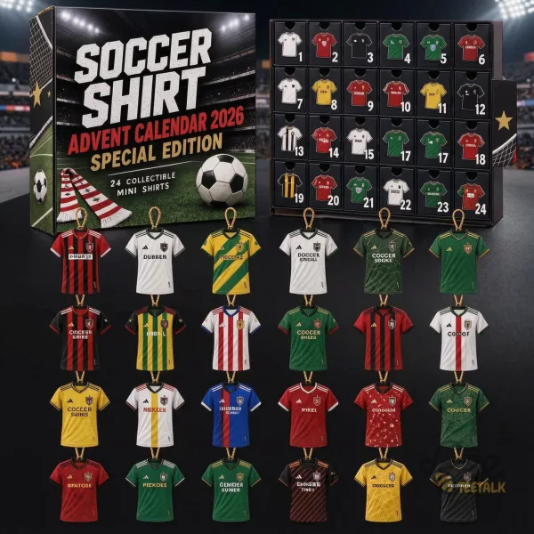 Soccer Shirt Advent Calendar Special Edition Sports Collectible