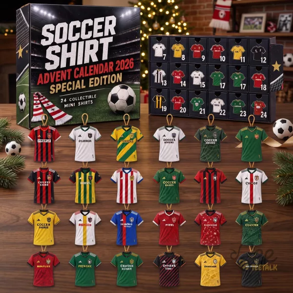 Soccer Shirt Advent Calendar Special Edition Sports Collectible