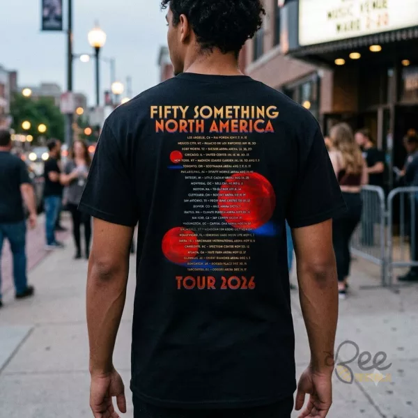 Rush Fifty Something Tour 2026 Merch Spheres T-Shirt Sweatshirt Hoodie