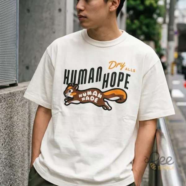Bts Jin wearing Human Made Human Hope graphic T-shirt during a soundcheck on Day 1 of the Arirang Tour in Lima, Peru