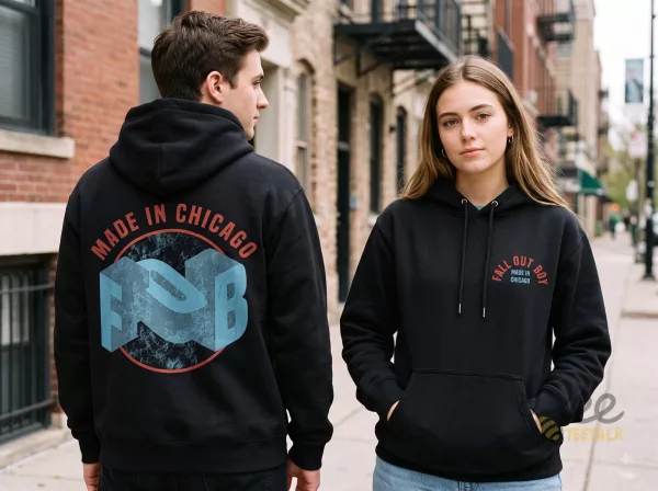 Made In Chicago Fall Out Boy Hoodie T Shirt Sweatshirt 2026