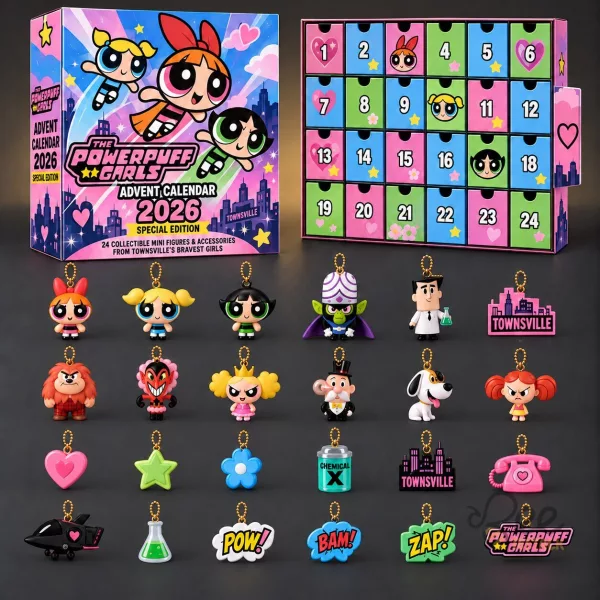 Powerpuff Girls Advent Calendar 2026 Cartoon Collectible