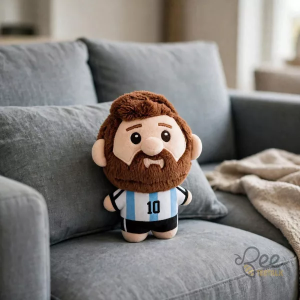 Lionel Messi Soccer Plush Toy Doll Argentina Number 10 Sports Collectible