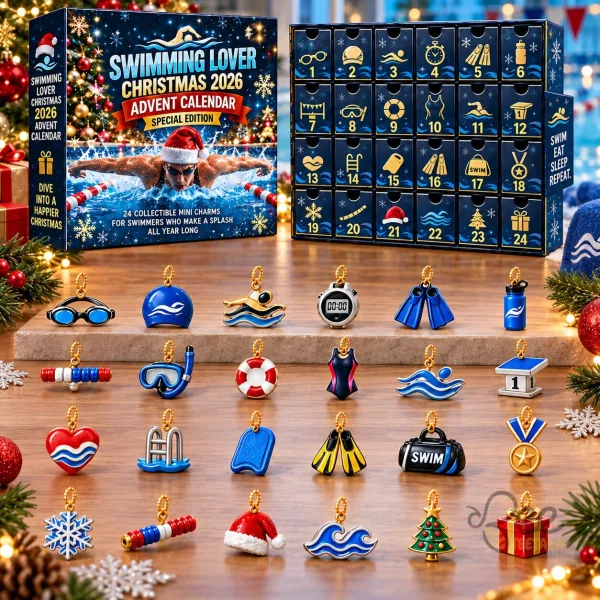 Swimming Lover Advent Calendar 2026 Swimmer Collectible