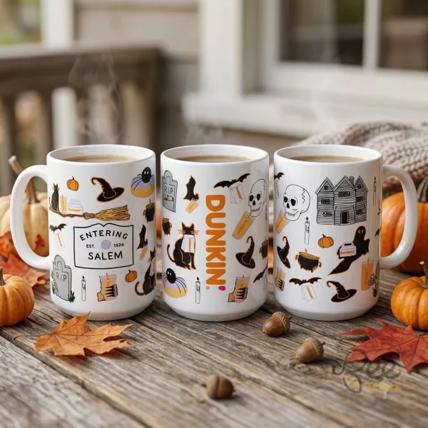 Entering Salem Dunkin' Halloween Coffee Mug 2026