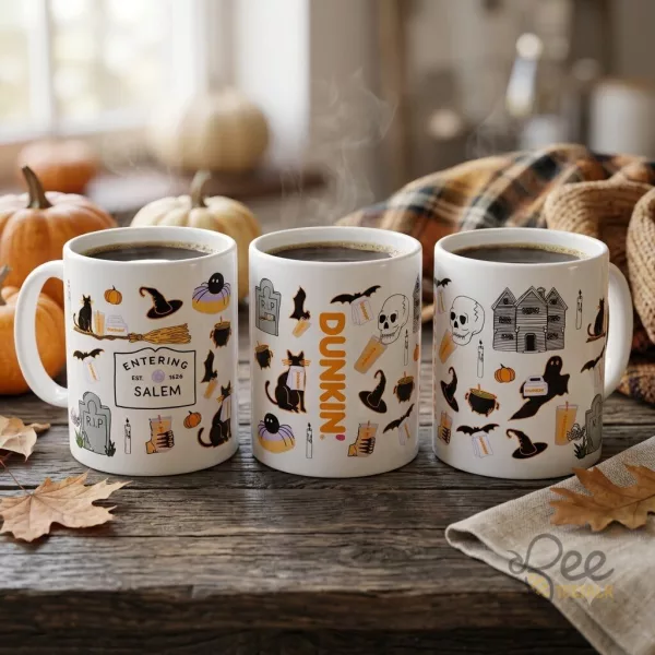 Entering Salem Dunkin' Halloween Coffee Mug 2026