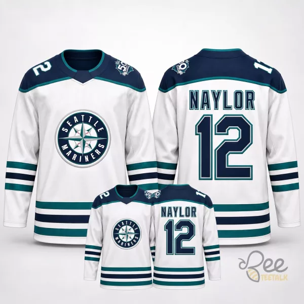 Seattle Mariners Josh Naylor Hockey Night Hockey Jersey SGA 9/22/2026