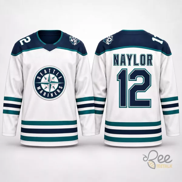 Seattle Mariners Josh Naylor Hockey Night Hockey Jersey SGA 9/22/2026