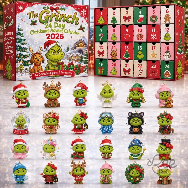 The Grinch 24 Day Christmas Advent Calendar 2026 Collectible