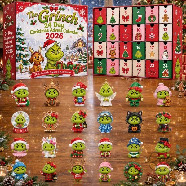 The Grinch 24 Day Christmas Advent Calendar 2026 Collectible