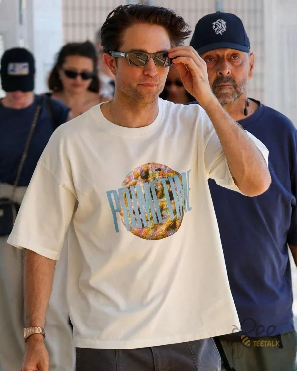 Robert Pattinson Worn Primetime T Shirt Celebrity Streetwear Graphic Apparel