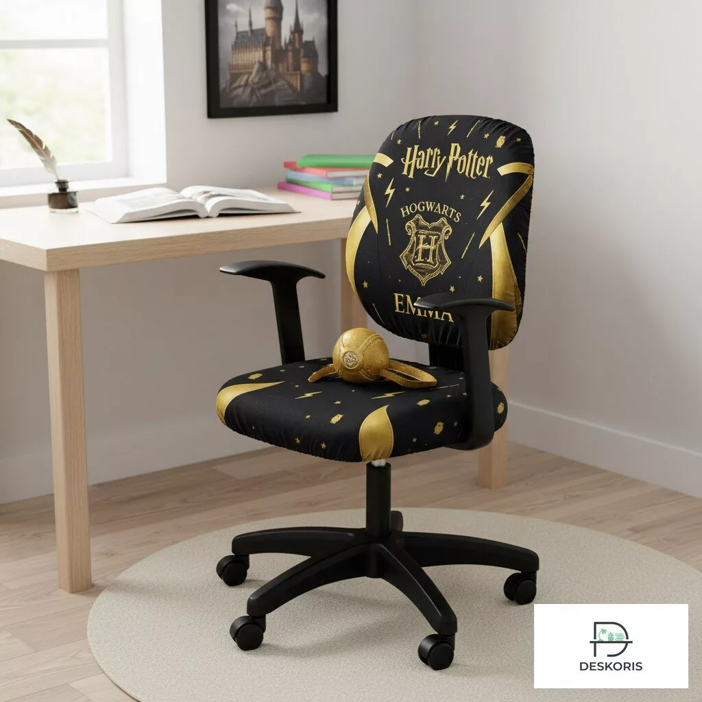 Custom Name Harry Potter Hogwarts Chair Cover Set 8 Custom Name Harry Potter Hogwarts Chair Cover Set