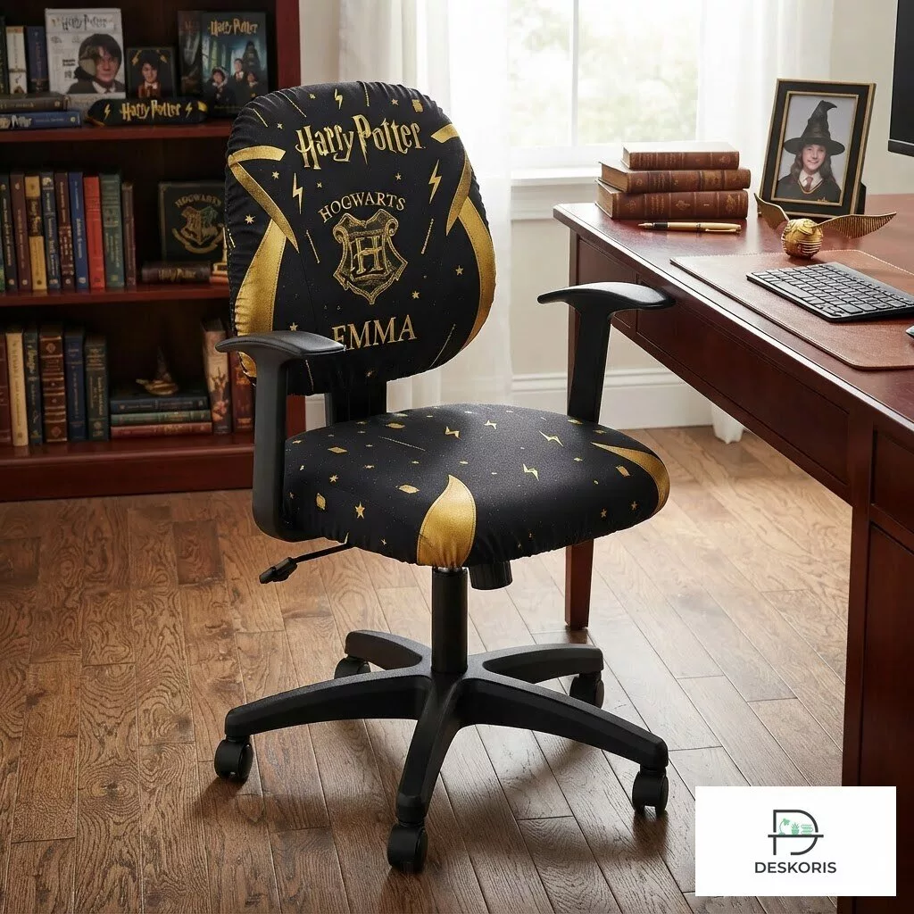 Custom Name Harry Potter Hogwarts Chair Cover Set 9 Custom Name Harry Potter Hogwarts Chair Cover Set