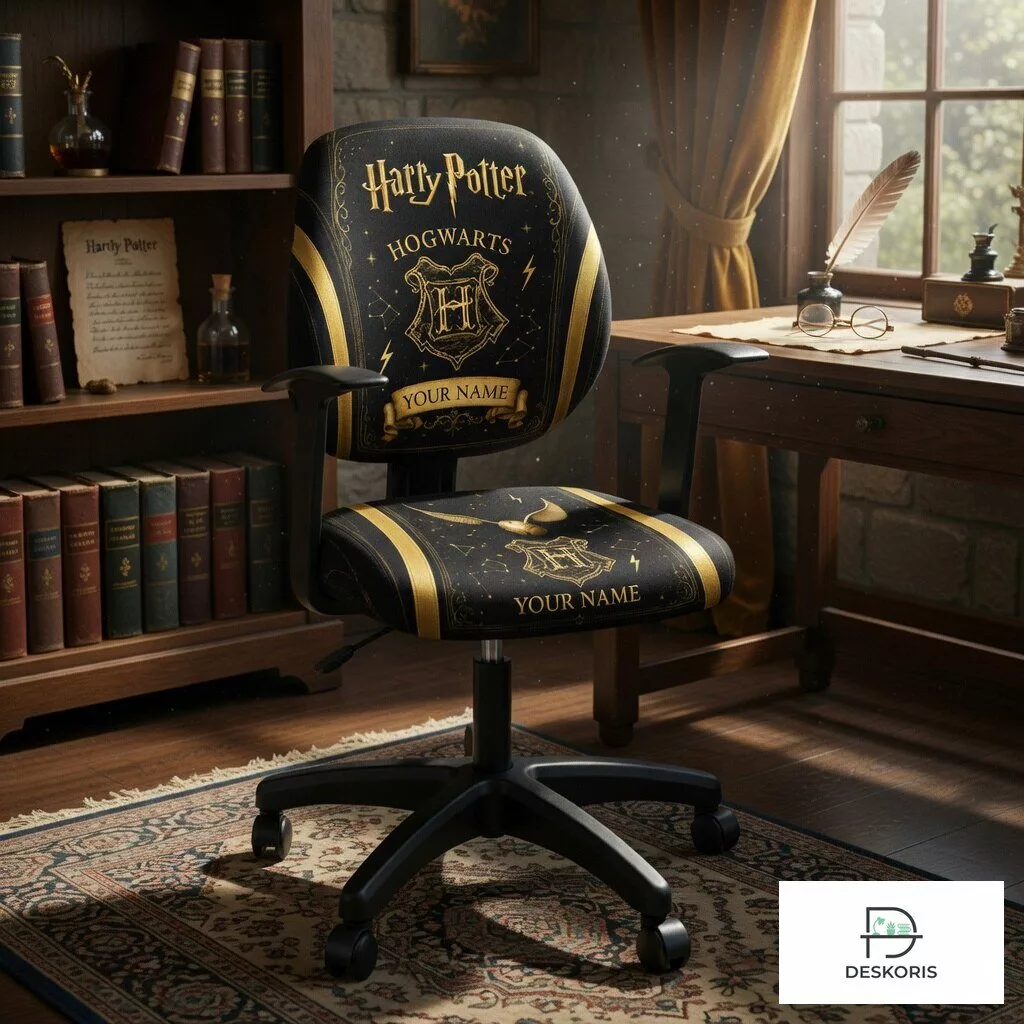 Custom Name Harry Potter Hogwarts Chair Cover Set 10 Custom Name Harry Potter Hogwarts Chair Cover Set