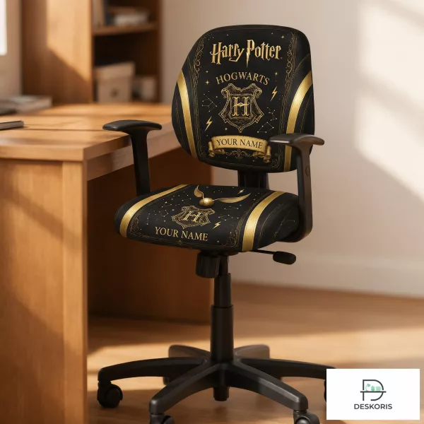Custom Name Harry Potter Hogwarts Chair Cover Set 4 Custom Name Harry Potter Hogwarts Chair Cover Set