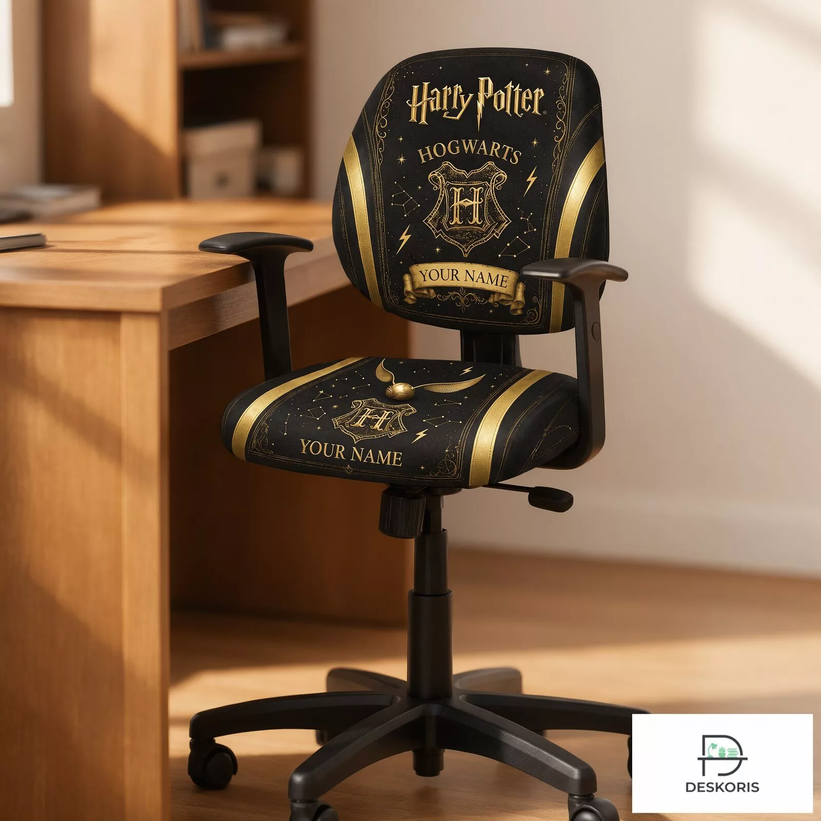 Custom Name Harry Potter Hogwarts Chair Cover Set 11 Custom Name Harry Potter Hogwarts Chair Cover Set