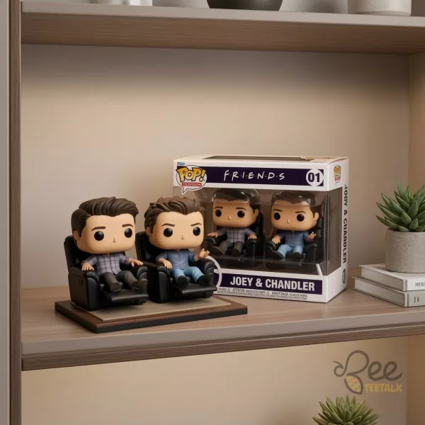 Friends TV Show Joey And Chandler In Recliners Vinyl Figure 2 Pack Collectible Toy