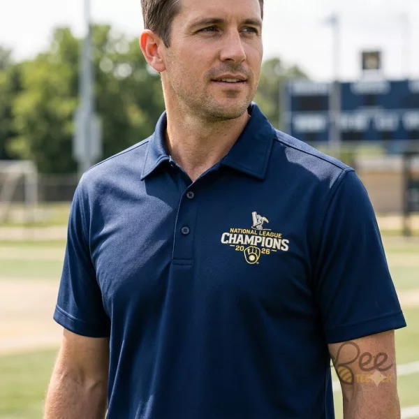 Milwaukee Brewers 2026 National League Champs Polo Shirt