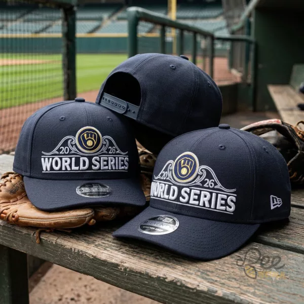 Milwaukee Brewers 2026 World Series Snapback Hat Baseball Cap