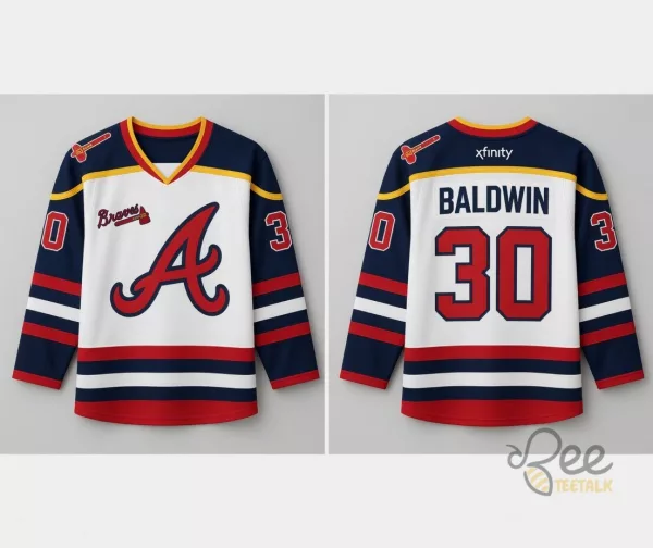 Atlanta Braves Drake Baldwin Hockey Jersey Shirt Giveaway SGA 2026