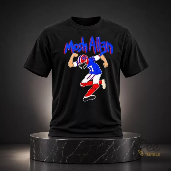 Josh Allen Mosh Allen Buffalo Bills Football Graphic T Shirt