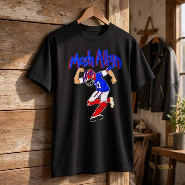 Josh Allen Mosh Allen Buffalo Bills Football Graphic T Shirt