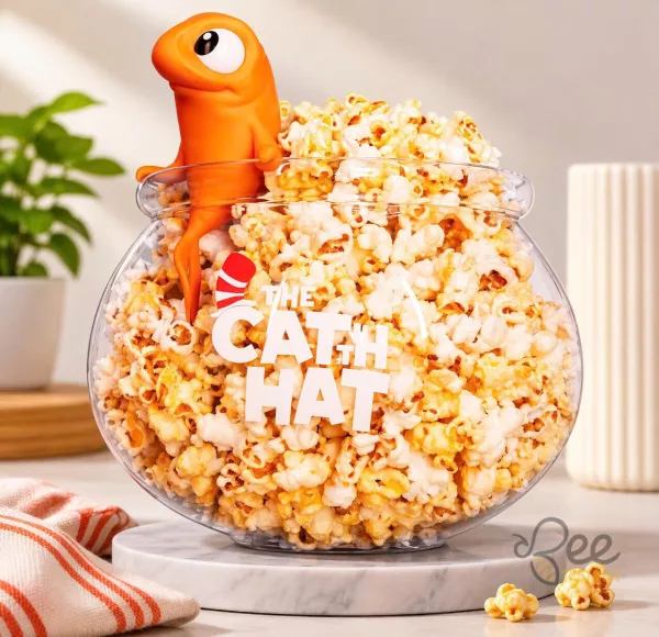 The Cat In The Hat Fish Popcorn Bucket Bowl Movie Theater Snack Container Novelty 2 The Cat In The Hat Fish Popcorn Bucket Bowl Movie Theater Snack Container Novelty