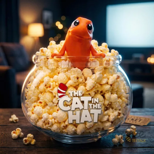 The Cat In The Hat Fish Popcorn Bucket Bowl Movie Theater Snack Container Novelty 3 The Cat In The Hat Fish Popcorn Bucket Bowl Movie Theater Snack Container Novelty